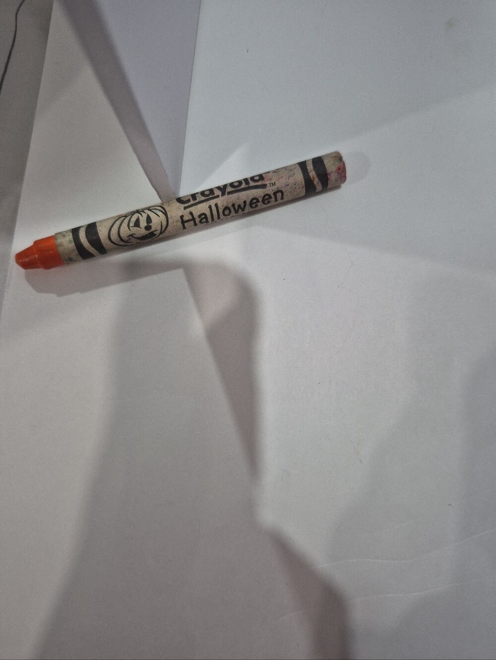Vintage Crayola Crayon Halloween Jack O Lantern Orange Limited Edition